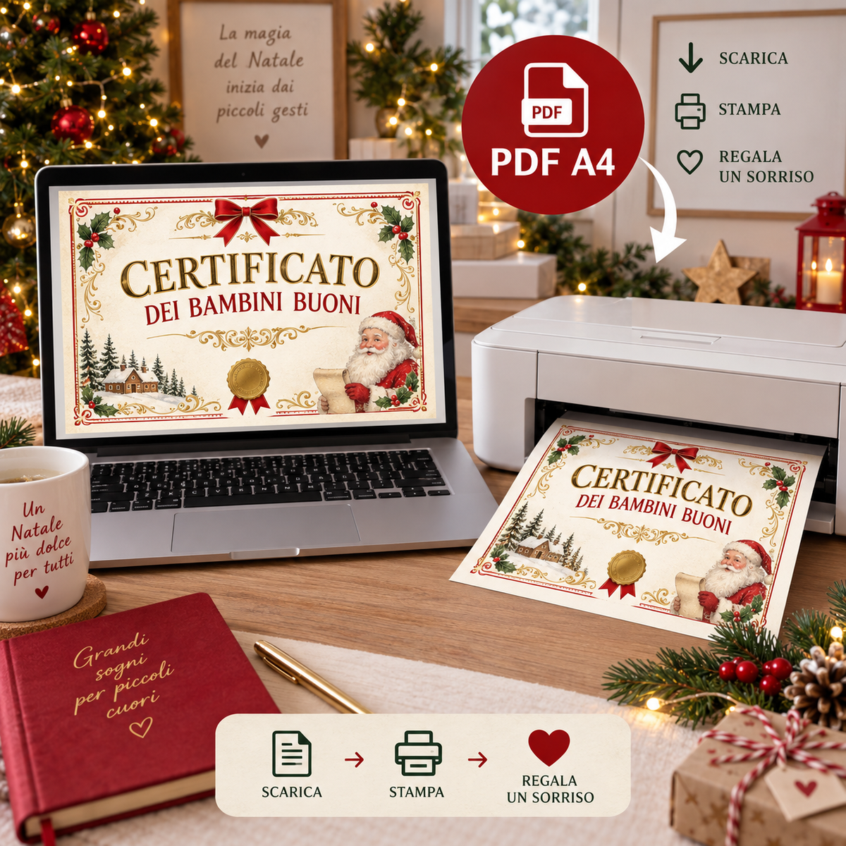 Certificato ufficiale dei Bambini Buoni