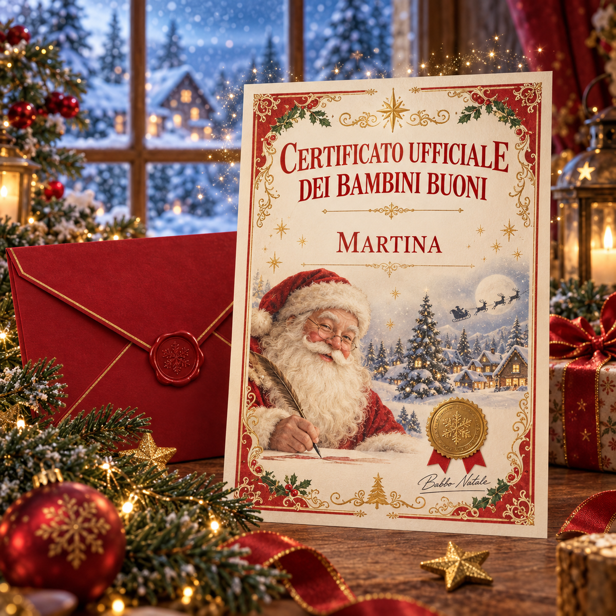 Certificato ufficiale dei Bambini Buoni