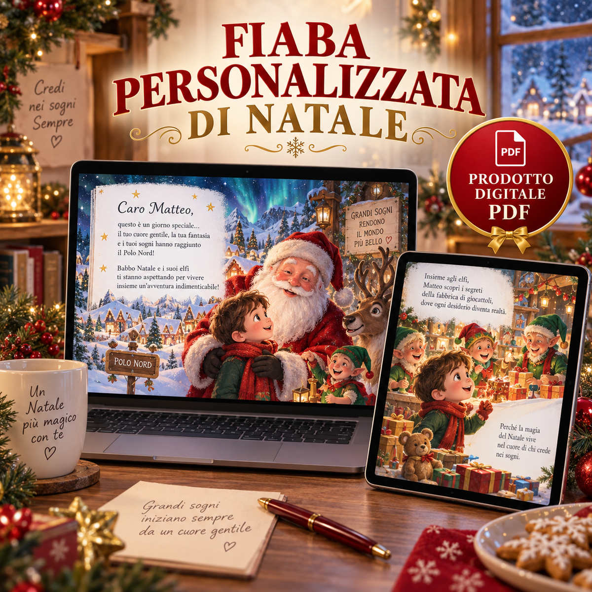 Fiaba personalizzata di Natale
