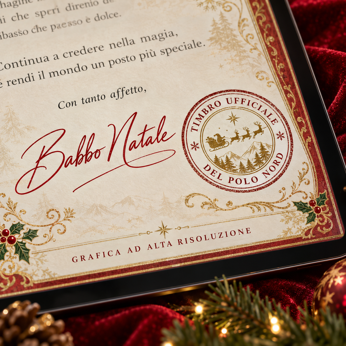 La Lettera Magica di Babbo Natale - Classic