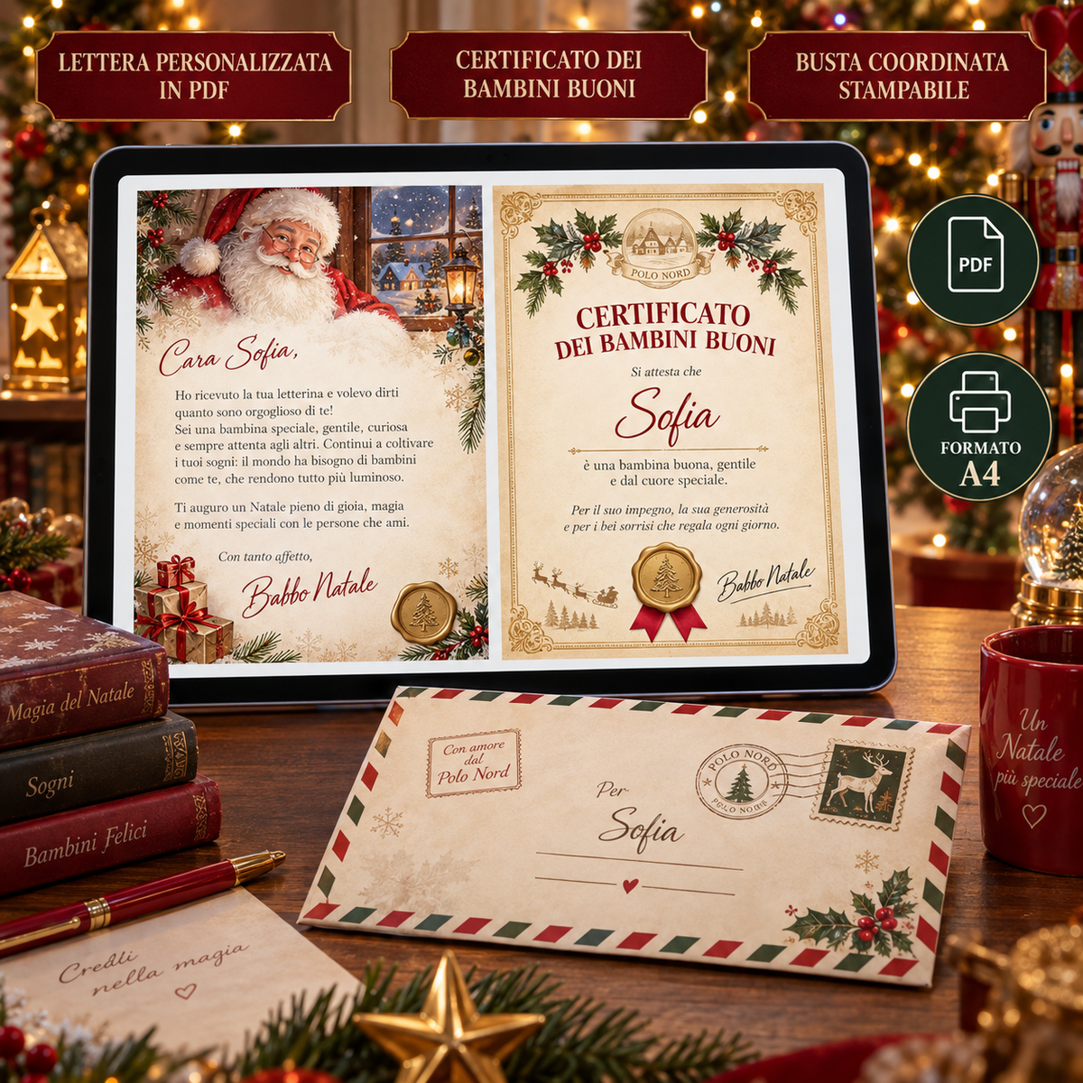 La Lettera Magica di Babbo Natale - Deluxe con Audio