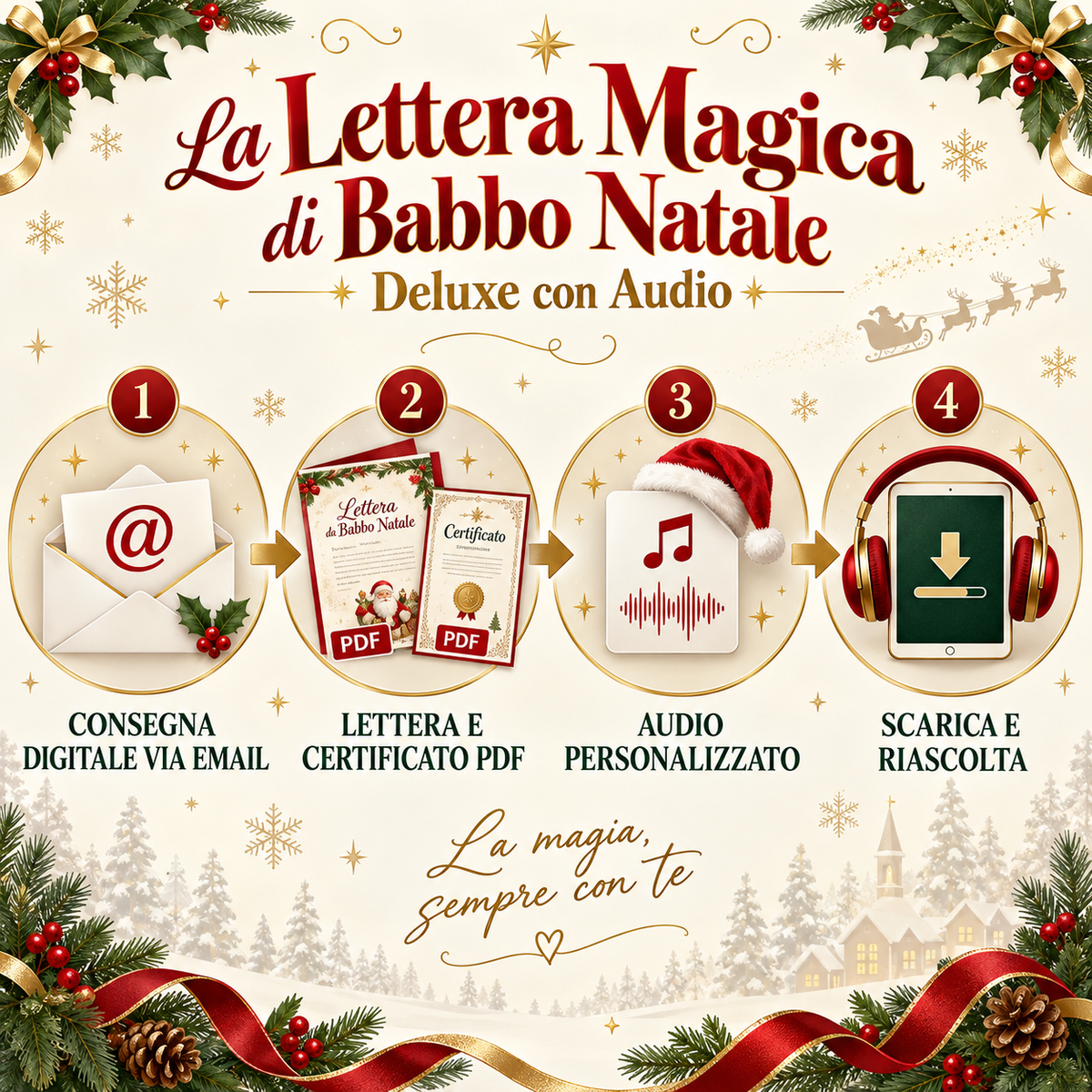 La Lettera Magica di Babbo Natale - Deluxe con Audio