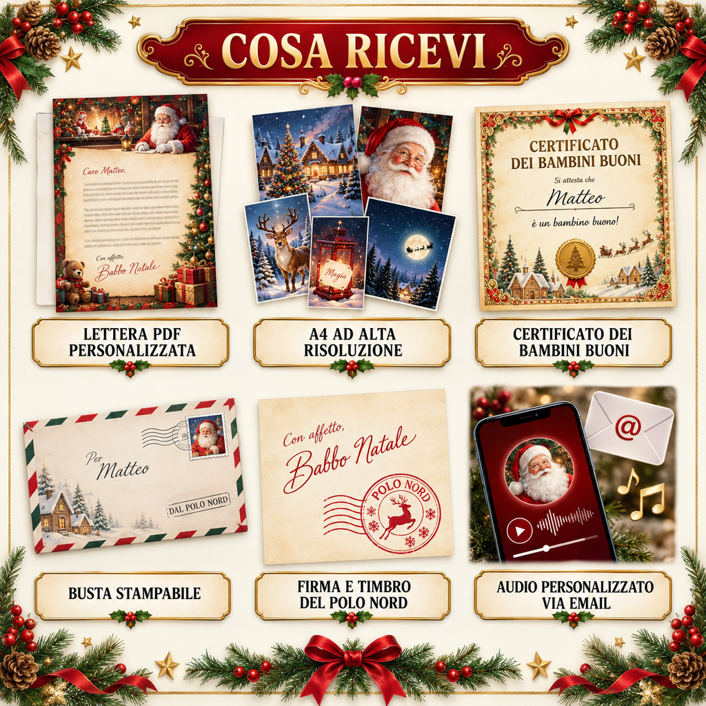 La Lettera Magica di Babbo Natale - Deluxe con Audio